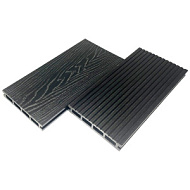 Террасная доска ДПК Classic пустотелая, графит 3000мм