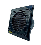 Вентилятор вытяжной D100 мм КосмоВент В100(BLACK)ш без В/К,черный, с шарикоподшипником