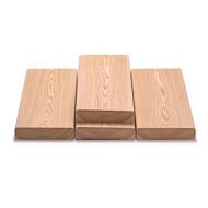 Планкен 20х90х3000 мм Лиственница, прямой с фаской угла