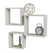 Комплект полок 3 шт. 298*298*122мм, 268*268*122мм, 238*238*122мм Дуб грей