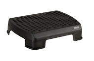 Подставка для ног, Стамм, 34,3 х 10,5 х 44,7 см, рельефная поверхность, черная