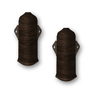 301 Угол наружный Лексида 80мм с крепежом Венге (2шт/блистер)