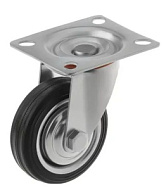 Опора колесная большегрузная SANBERG 75мм поворотная, платф. крепл. (H93, 50кг) SC93