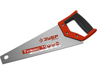 15156-35_z01 Ножовка ЗУБР, 350 мм, прямой зуб, точный рез, 11 TPI