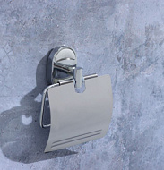 Держатель для туалетной бумаги с крышкой Штольц Stölz «Нео»