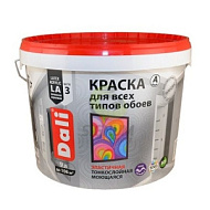 Краска для обоев Dali, 9л, белая матовая