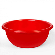 Таз 12л, круглый, пластик (полипропилен) цвет красный