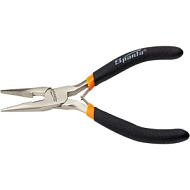 17820 Длинногубцы Sparta Mini никелированные, прямые, авторазжим,130 мм