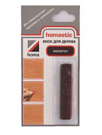 Воск для восстановления паркета и ламината Homastic, 30гр, махагон