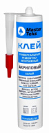 Клей акриловый Жидкие гвозди Master Teks HomeMaster ремонтно-монтажный белый 400 гр Катридж
