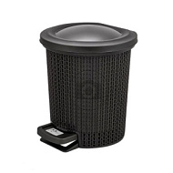 Контейнер для мусора с педалью Ajur венге 6л