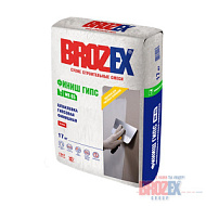 Шпаклевка Брозекс WR 65 Финиш Гипс (Гипер Финиш), 17 кг /64