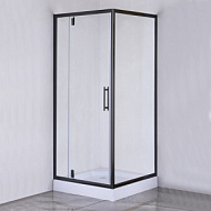 Душевое ограждение  Comforty 30BT, прозрачное стекло, с поддоном, 900*900*2000 мм
