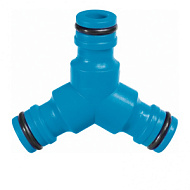 Тройник Palisad Luxe для разветвления или соединения штуцерный