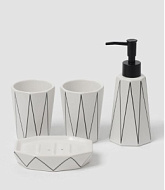 6851634 Аксессуары для ванной «Локо», 4 предмета