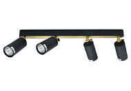 Светильник потолочный Мелодия света Белый+золото 4*40W GU10 8кв. м