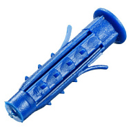 Дюбель четырехраспорный универсальный Чапай 6х50 шипы+усы (полипропилен) 10 шт/пакет