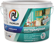Краска ВД Profilux PL-13L  латексная моющаяся износоустойчивая супербелая 14кг