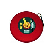 17550 Рулетка FIT фиброглассовая лента, красная 50 м