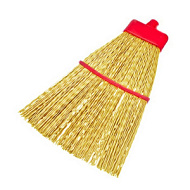Метла пластмассовая веерная без черенка №9 380х300 мм люкс с резьбой