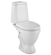 Унитаз-компакт Sanita Лада комфорт, белый, 2 режим, дюропласт с микролифтом, арматура