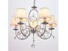 Люстра "Венеция" 5x40Вт E14 хром 45х45х52-100 см.