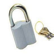 Замок навесной ЧИБИС AL770S 70мм алюм. 3 ключа