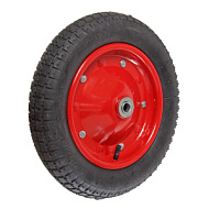 Колесо к тачке пневматическое d колеса 360мм, d ступицы 13мм, L ступицы 90мм)