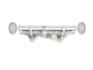 Карниз ДНК витой ЛЕВША ЖЕМЧУЖНЫЙ d 16 мм двойной 200 см