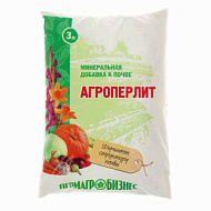 Агроперлит минеральное удобрение Пермагробизнес 3 л (0,2 кг)