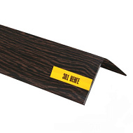 Угол ПВХ 40мм*40мм*2700мм венге текстурированный(25шт)