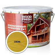 Антисептик декоративный WOOD FINISH сосна 9л