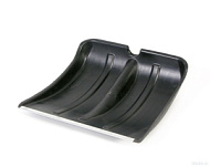 Лопата "Снежок" пластиковая 380x380 с алюминиевой планкой без черенка