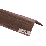 Угол ПВХ 15мм*15мм*2700мм орех текстурированный (25шт)