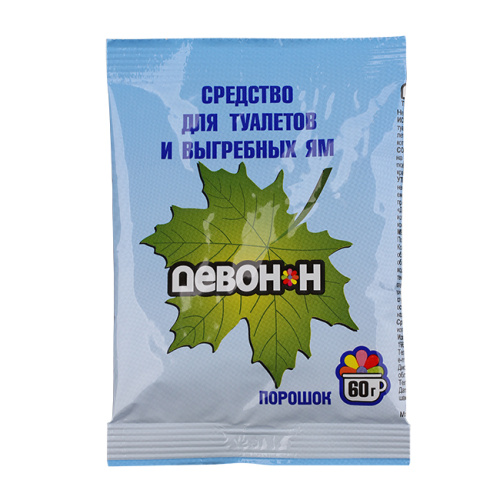 Порошок ДЕВОН-Н для биотуалетов, выгребных ям и септиков 60г