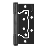 Петля универсальная без врезки FUARO 100x2,5 черный матовый пара