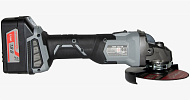 УШМ Интерскол 125/18В аккум. Li-ion АПИ (18В, 1акк*4Ач LiIon, ЗУ, кейс)
