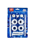 Набор для алюминиевых радиаторов, с 2 кронштейнами, 1- 1/2