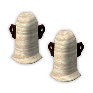 276 Угол наружный Лексида 55мм с крепежом Сосна беленая (2шт/блистер)