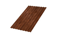 Профнастил полим. С-8*1,2*2,0 ЭС-01 /0.5мм / Мореный Дуб/