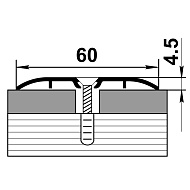 Профиль стыкоперекрывающий ПС 07-1.1350.105 дуб арктик