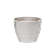 Горшок керамический Квадрат Металлик D12
