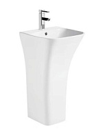 173 Напольная раковина Comforty с пьедесталом моноблок белая