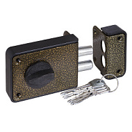 Замок накладной Зенит ЗН 1-3 бронза