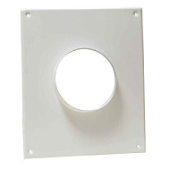 4938 (126-058) Эковент Площадка торцевая d125  (30х30) металл (125ПТМ)