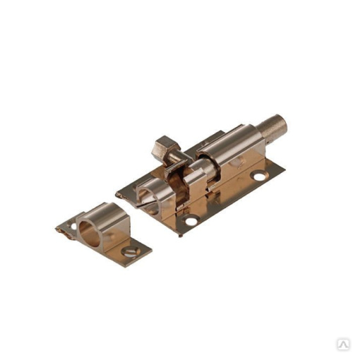 Задвижка-шпингалет `ЧИБИС` 70+12 (бронза)