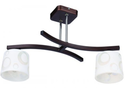 Люстра "Лаговица" SL1065/2C Венге+Хром