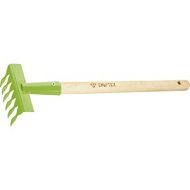 Грабли витые 6-зубые, 120х390 мм, стальные, деревянная рукоятка, АГРОНОМ, Россия// Сибртех