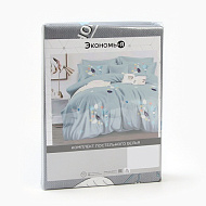 Комплект постельного белья "Экономь и Я" 2 сп "Осенняя листва", 60г/м2, микрофибра