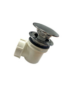 Сифон для душевого поддона 1 1/2**50/60 хром, клик-клак (E410CL)/(E450CL)